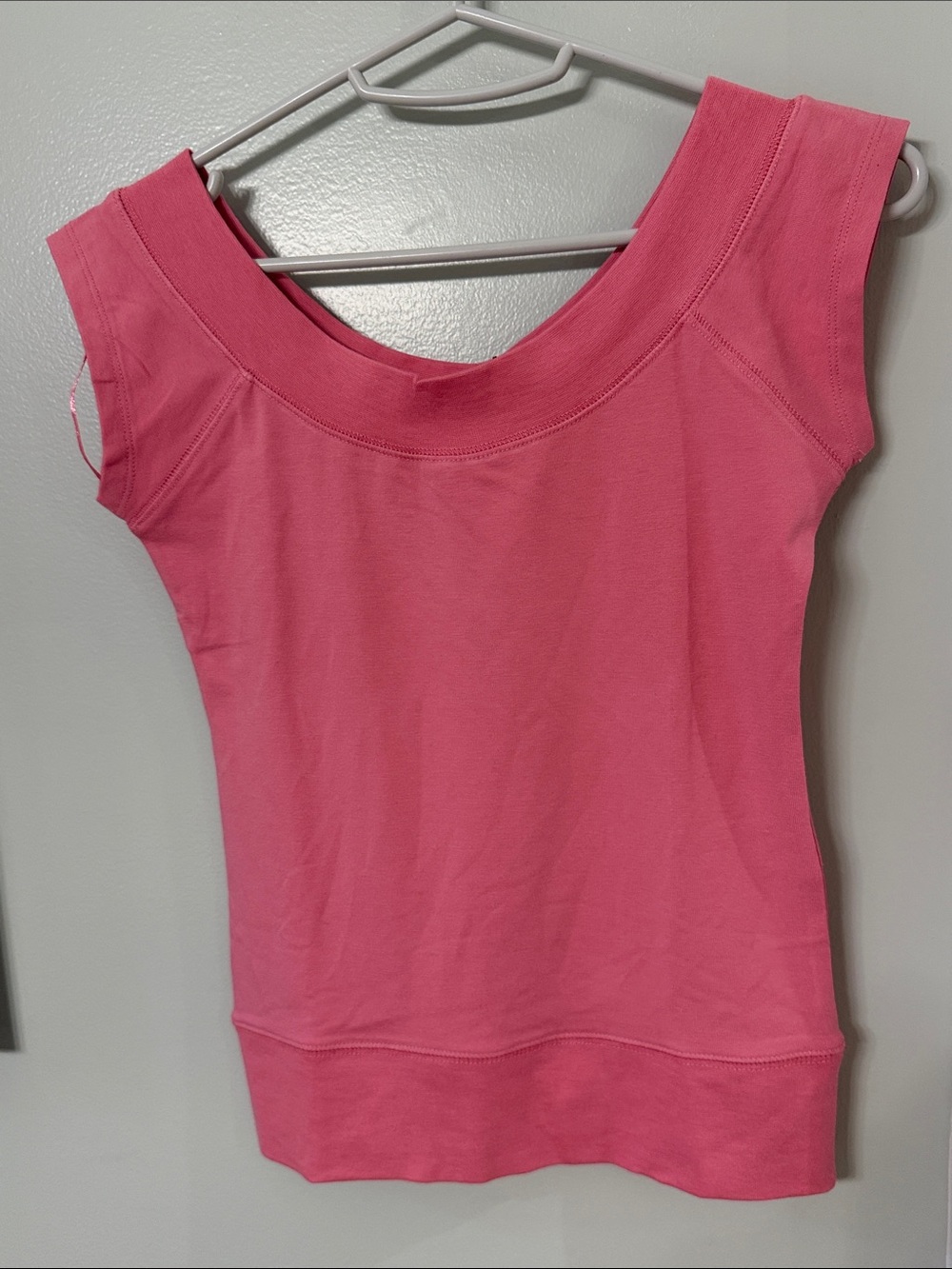 Zara Bright Pink Scoop Neck Tank